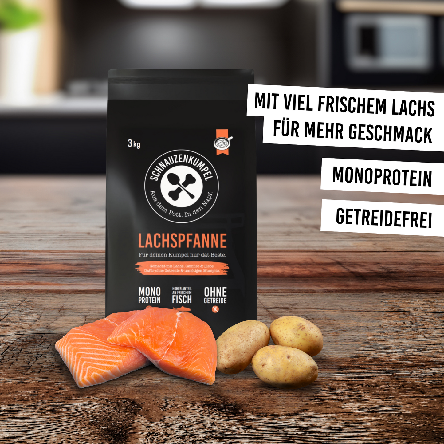Schnauzenkumpel Lachspfanne