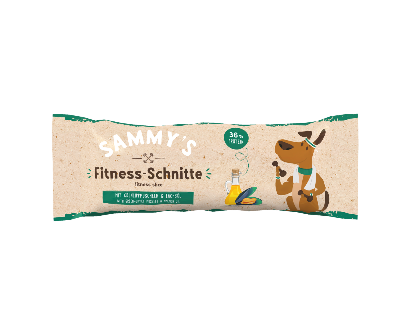Bosch Sammy’s Fitness-Schnitte mit Grünlippmuscheln & Lachsöl