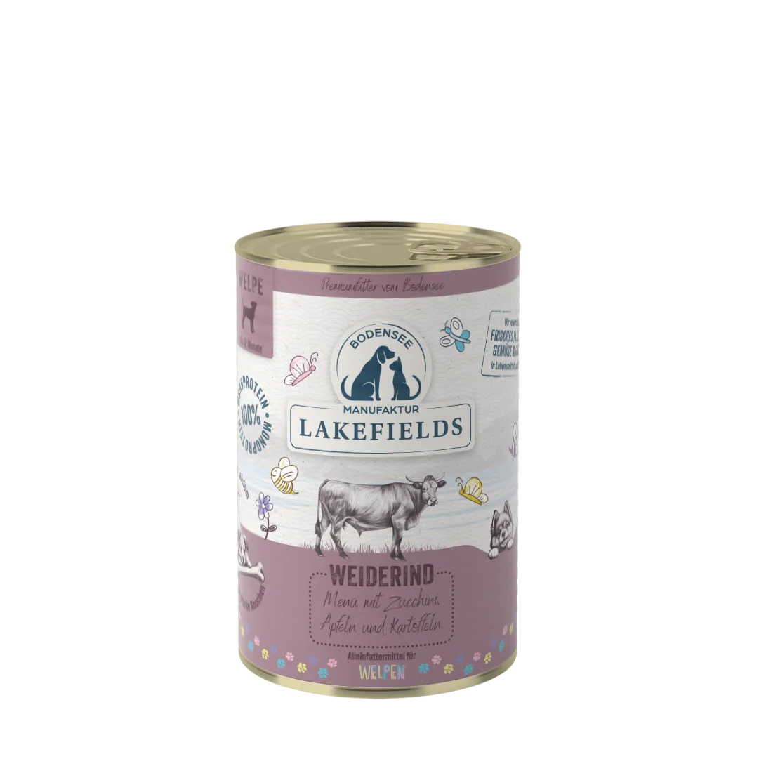 Lakefields Dose Welpe Rind