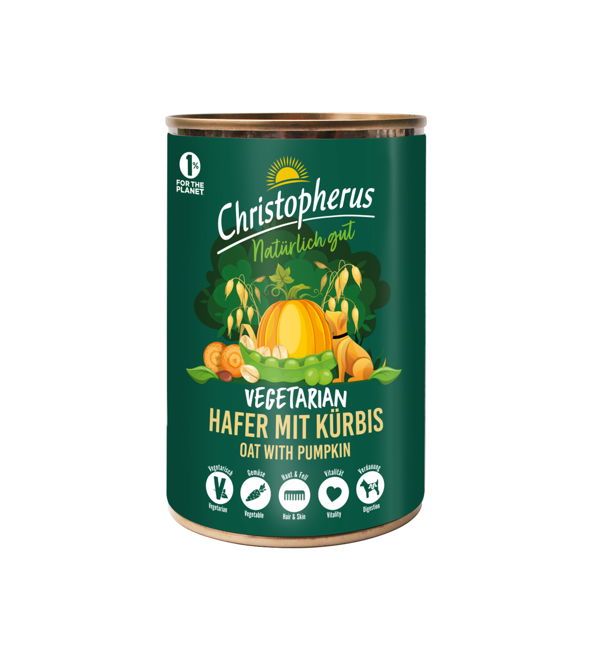 Christopherus Vegetarian - Hafer mit Kürbis 400g