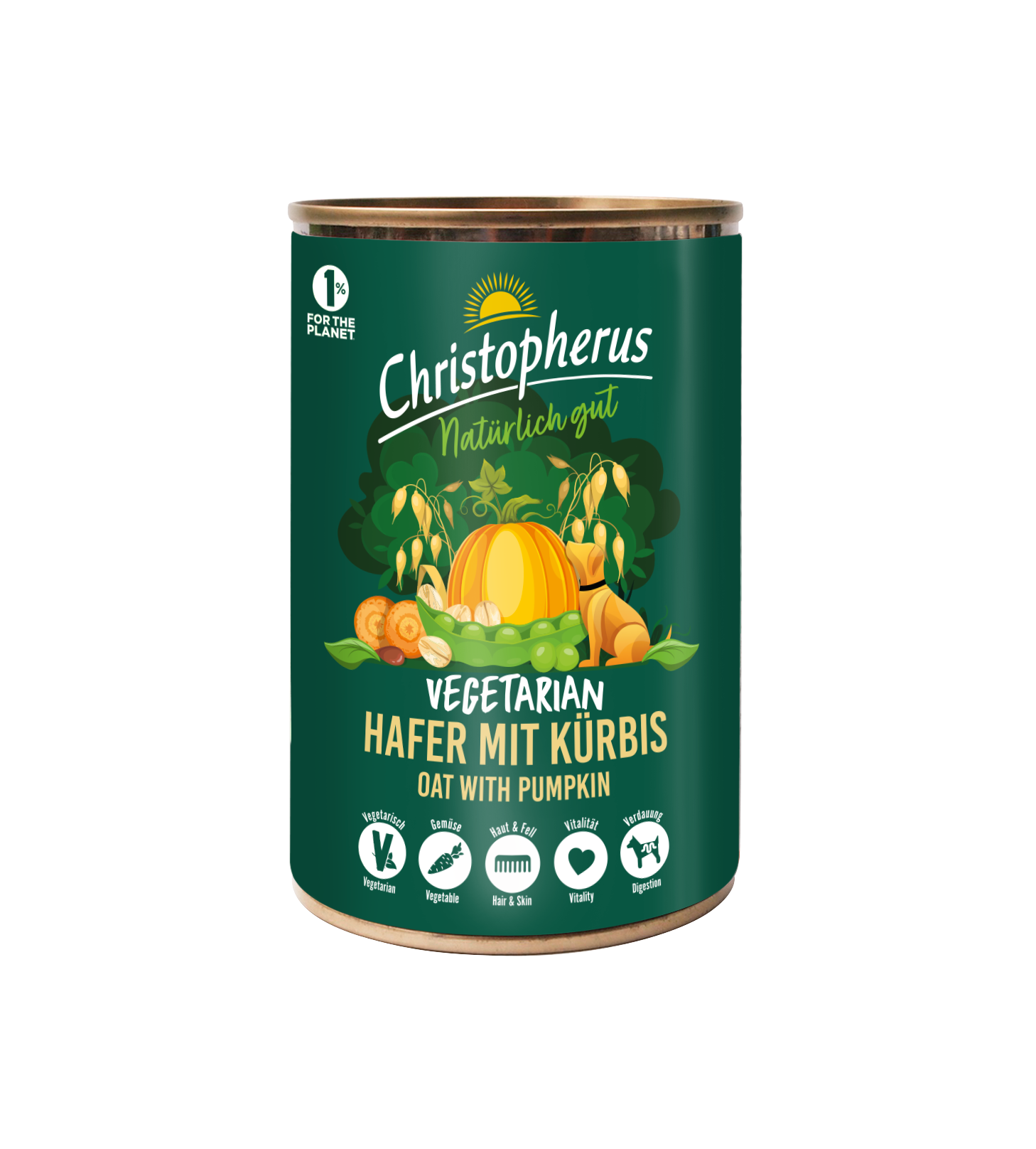 Christopherus Vegetarian - Hafer mit Kürbis 400g