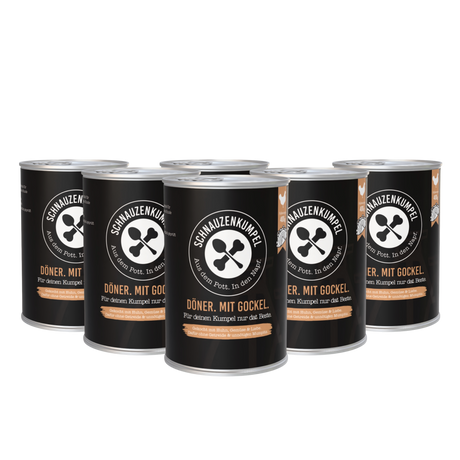 Schnauzenkumpel Döner. Mit Gockel.