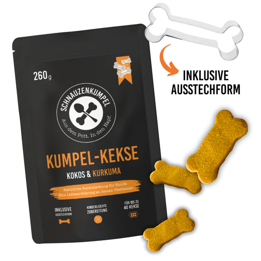 Schnauzenkumpel Kumpel-Kekse Kurkuma