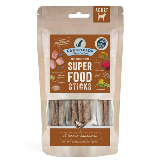 Lakefields Superfood Sticks Huhn 130g