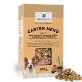 Paws & Patch GARTEN MENÜ Nr. 1 für Hunde 500g - Reis, Karotte, Zucchini, Apfel, Blütenpollen, Petersilie