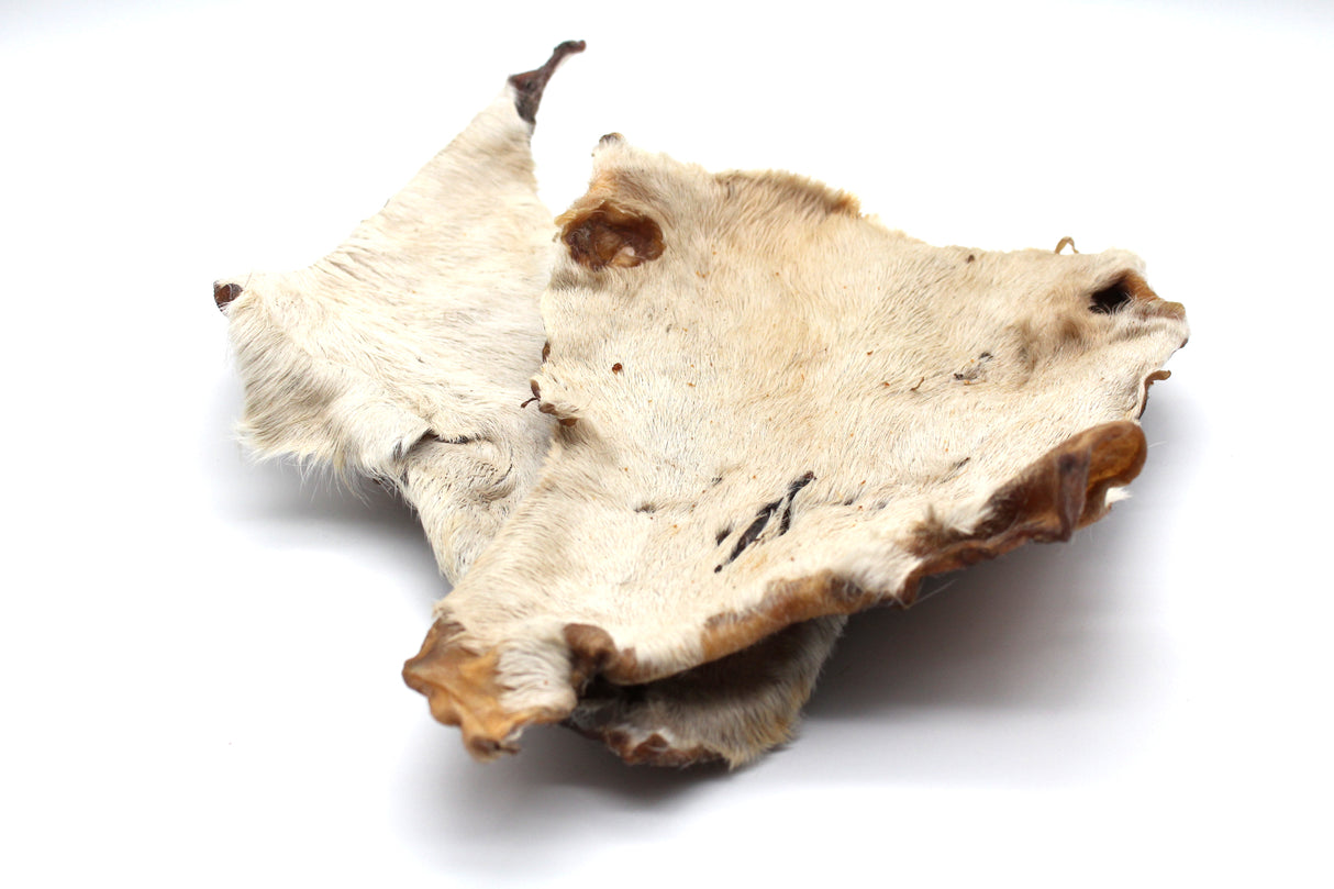 Rinderkopfhautplatten mit Fell